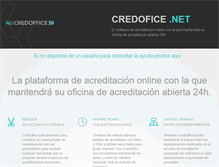 Tablet Screenshot of credoffice.net